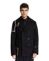 Giacca Peacoat In Lana Blu | PDP | Antonia