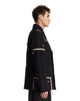 Giacca Peacoat In Lana Blu | PDP | Antonia