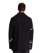 Giacca Peacoat In Lana Blu | PDP | Antonia