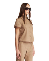 Beige Emiel Wool Top | PDP | Antonia