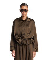 Green Bodine Silk Shirt | PDP | Antonia