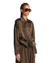 Green Bodine Silk Shirt | PDP | Antonia