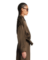 Green Bodine Silk Shirt | PDP | Antonia