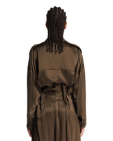 Green Bodine Silk Shirt | PDP | Antonia