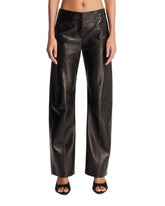 Black Mita Leather Trousers | PDP | Antonia
