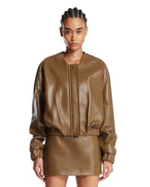 Green Cordan Leather Jacket | PDP | Antonia