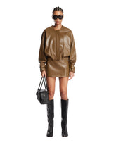 Green Cordan Leather Jacket | PDP | Antonia