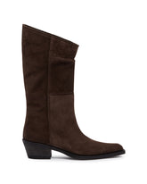 Stivali Clive In Suede Marroni | PDP | Antonia
