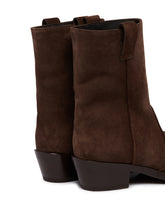 Brown Klive Leather Ankle Boots | PDP | Antonia