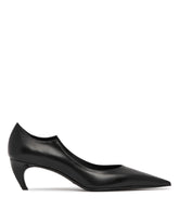 Black Valerie Leather Pumps - KHAITE WOMEN | PLP | Antonia