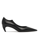 Black Valerie Leather Pumps | PDP | Antonia