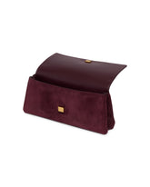 Burgundy Suede Audrey Clutch | PDP | Antonia