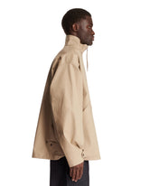 Mackintosh x Lacoste Beige Waterproof Cotton Jacket | PDP | Antonia