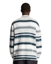 Striped Runway Polo Sweater | PDP | Antonia