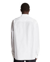 White Runway Print Relaxed Fit Shirt | PDP | Antonia