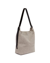 Beige Belted Canvas Bag | PDP | Antonia