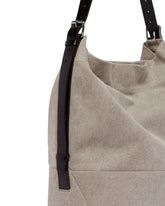 Beige Belted Canvas Bag | PDP | Antonia