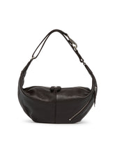 Brown Leather Quiver Clip Bag | PDP | Antonia