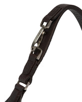 Brown Leather Quiver Clip Bag | PDP | Antonia