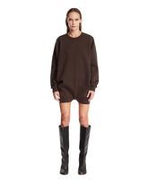 Brown Wool Jumpsuit | PDP | Antonia