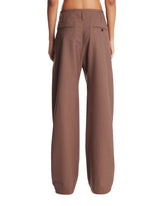 Pantaloni In Lana Marroni | PDP | Antonia