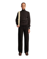 Brown Wool Buttoned Sweater | PDP | Antonia