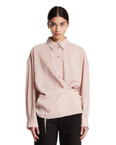 Pink Twisted Cotton Shirt - Products | PLP | Antonia