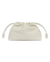 White Medium Flamenco Purse | PDP | Antonia