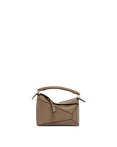 Brown Mini Puzzle Leather Bag - LOEWE | PLP | Antonia