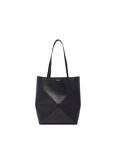 Black Medium Puzzle Fold Tote - LOEWE | PLP | Antonia