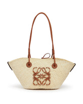 Beige Small Anagram Basket Bag | PDP | Antonia