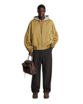 Green Technical Fabric Bomber Jacket | PDP | Antonia