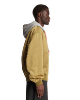 Green Technical Fabric Bomber Jacket | PDP | Antonia
