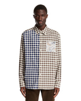 Multicolor Wool and Cotton Flannel Shirt | PDP | Antonia