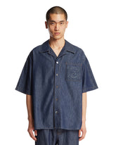 Blue Denim Anagram Shirt | PDP | Antonia
