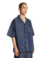 Blue Denim Anagram Shirt | PDP | Antonia