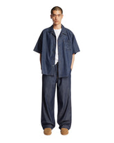 Blue Denim Anagram Shirt | PDP | Antonia