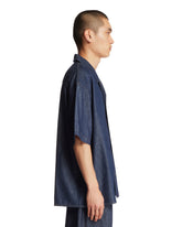 Blue Denim Anagram Shirt | PDP | Antonia