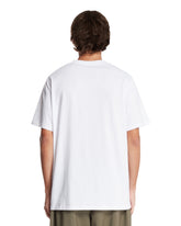 White Cotton T-Shirt with Anagram Logo | PDP | Antonia