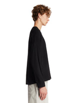 Black Anagram Long-Sleeve T-Shirt | PDP | Antonia