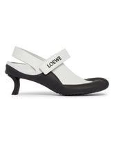 Slingback Dive In Pelle Bianche | PDP | Antonia