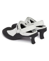 Slingback Dive In Pelle Bianche | PDP | Antonia