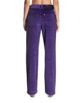Purple Cotton Corduroy Trousers | PDP | Antonia