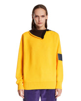 Yellow Wool Zip Sweater | PDP | Antonia