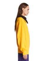 Yellow Wool Zip Sweater | PDP | Antonia