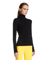 Black Viscose Blend Top | PDP | Antonia