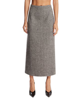 Gray Pencil Skirt | PDP | Antonia