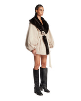 Beige Belted Jacket | PDP | Antonia