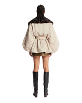Beige Belted Jacket | PDP | Antonia