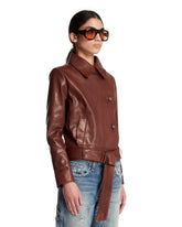 Brown Leather Jacket | PDP | Antonia